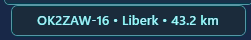 Nearby APRS activity displayed on Custom MC Taskbar
